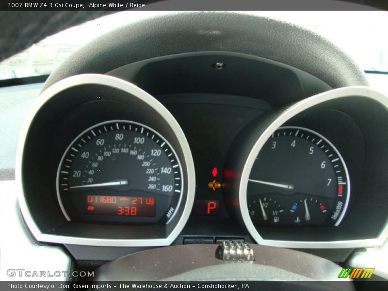 Alpine White / Beige 2007 BMW Z4 3.0si Coupe