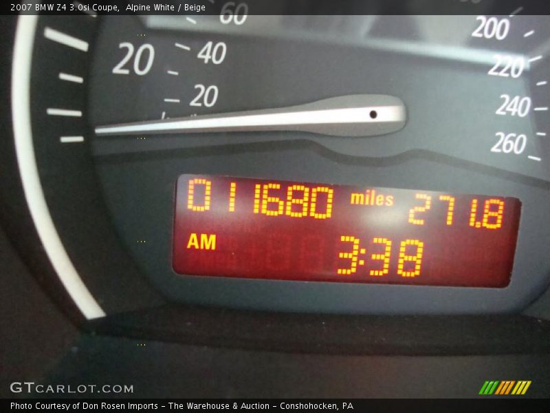 Alpine White / Beige 2007 BMW Z4 3.0si Coupe