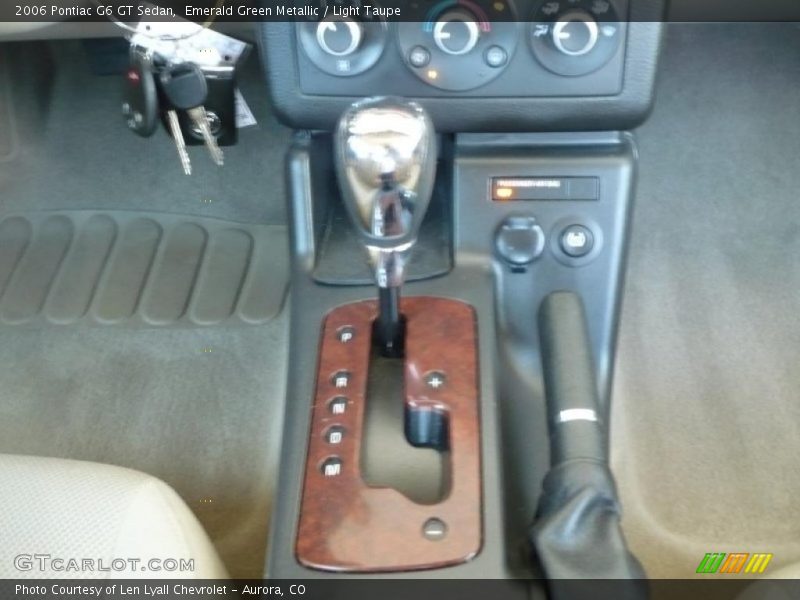 Emerald Green Metallic / Light Taupe 2006 Pontiac G6 GT Sedan
