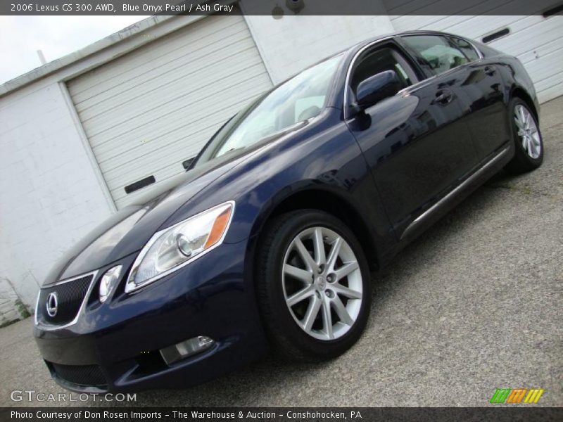 Blue Onyx Pearl / Ash Gray 2006 Lexus GS 300 AWD