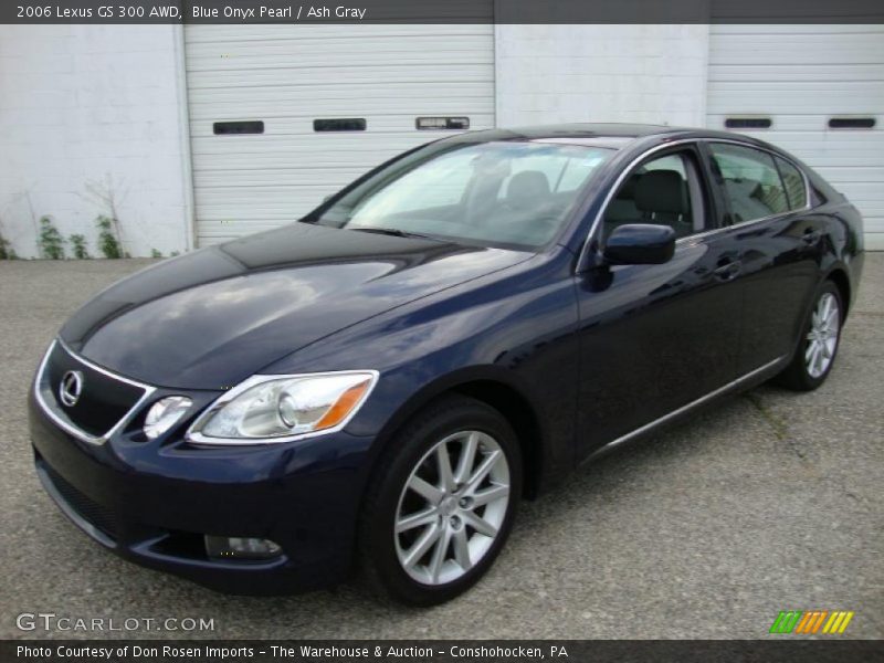 Blue Onyx Pearl / Ash Gray 2006 Lexus GS 300 AWD