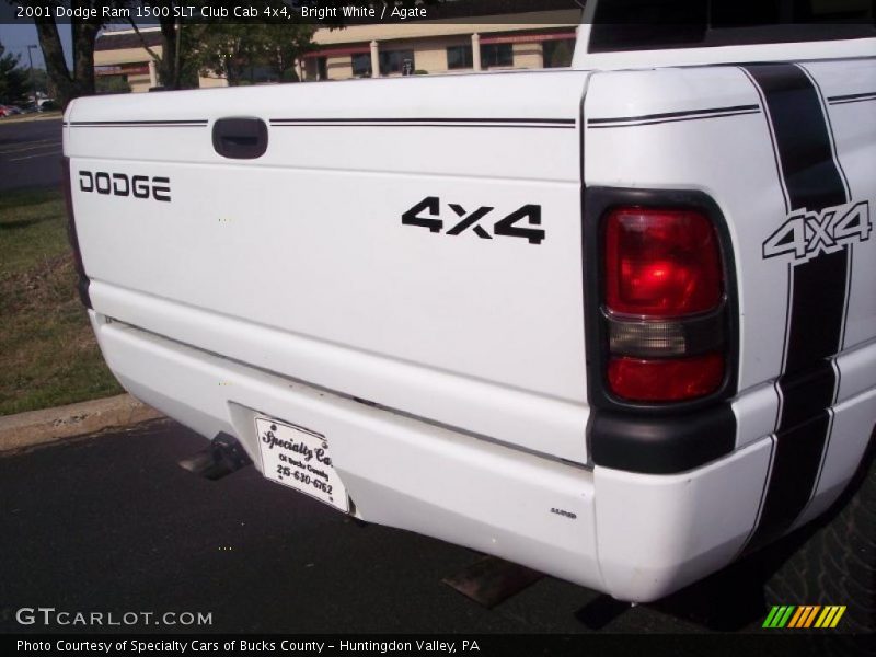 Bright White / Agate 2001 Dodge Ram 1500 SLT Club Cab 4x4