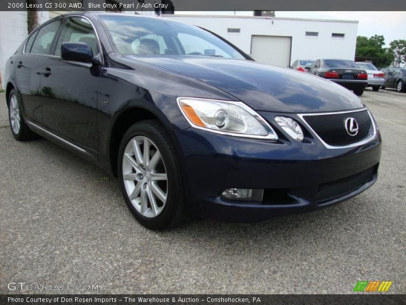 Blue Onyx Pearl / Ash Gray 2006 Lexus GS 300 AWD
