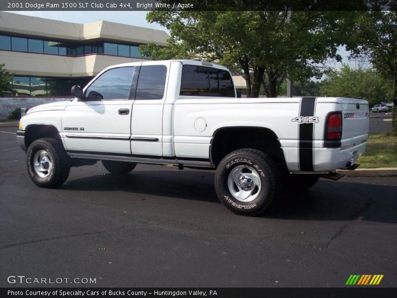 Bright White / Agate 2001 Dodge Ram 1500 SLT Club Cab 4x4