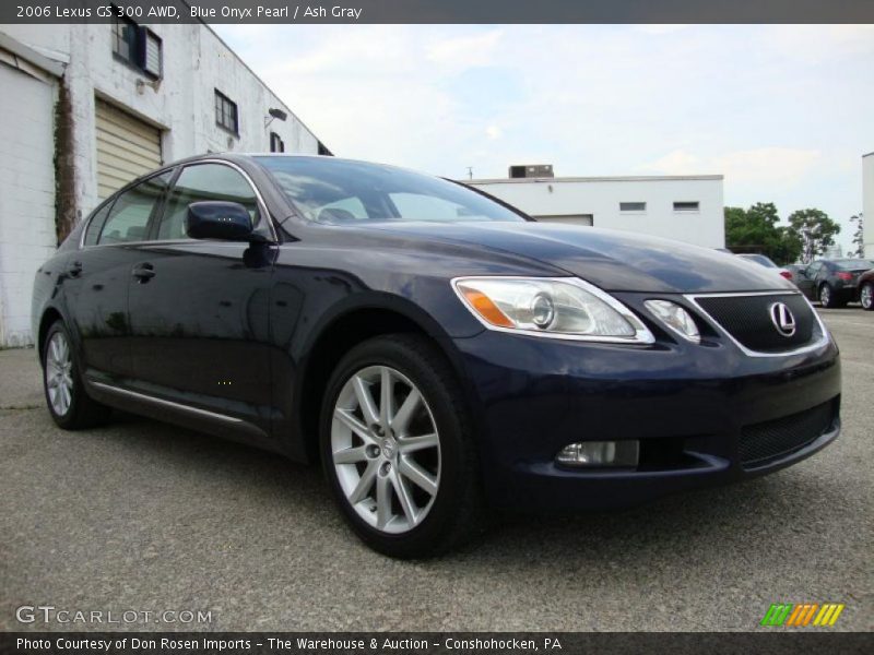 Blue Onyx Pearl / Ash Gray 2006 Lexus GS 300 AWD