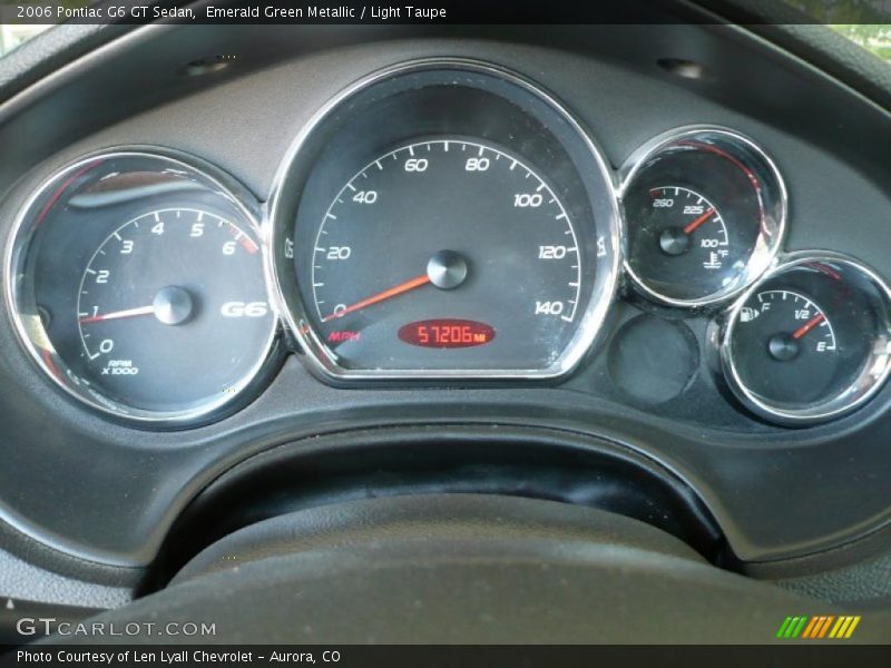 Emerald Green Metallic / Light Taupe 2006 Pontiac G6 GT Sedan