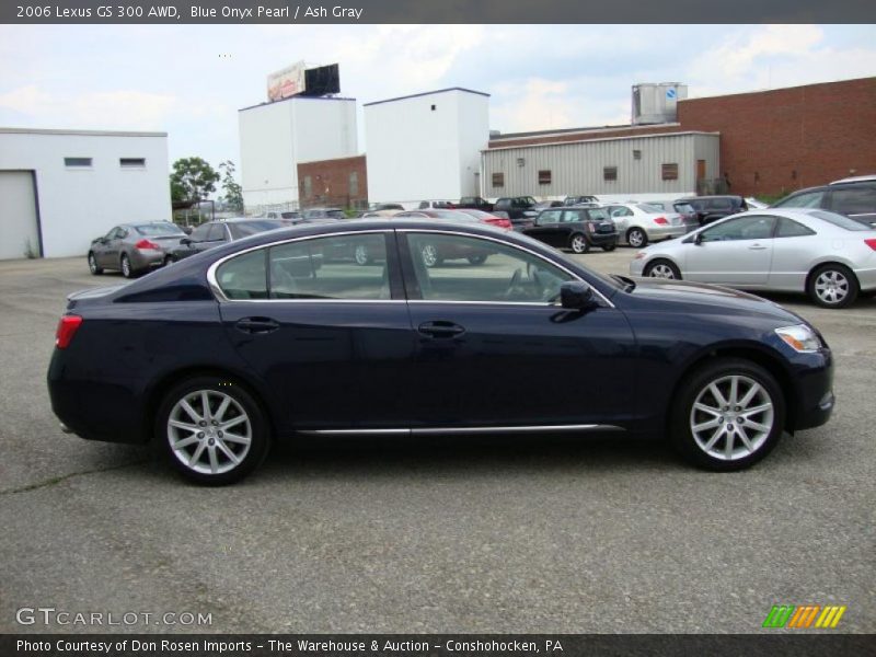 Blue Onyx Pearl / Ash Gray 2006 Lexus GS 300 AWD