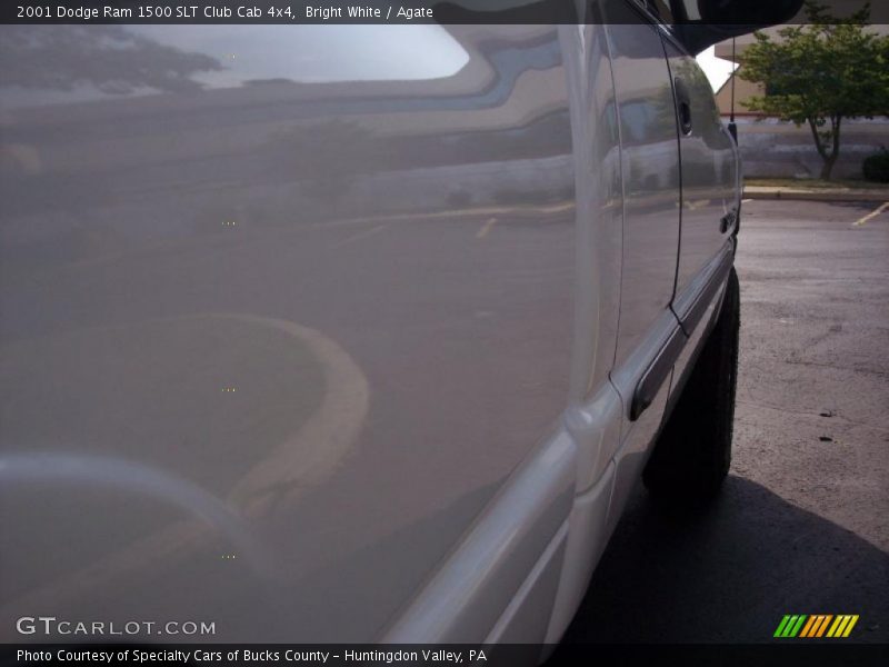 Bright White / Agate 2001 Dodge Ram 1500 SLT Club Cab 4x4
