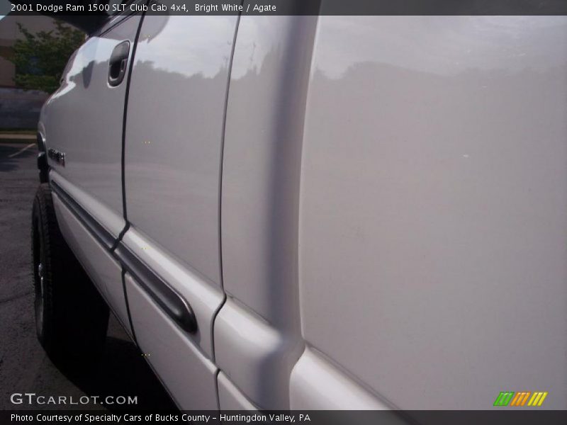 Bright White / Agate 2001 Dodge Ram 1500 SLT Club Cab 4x4