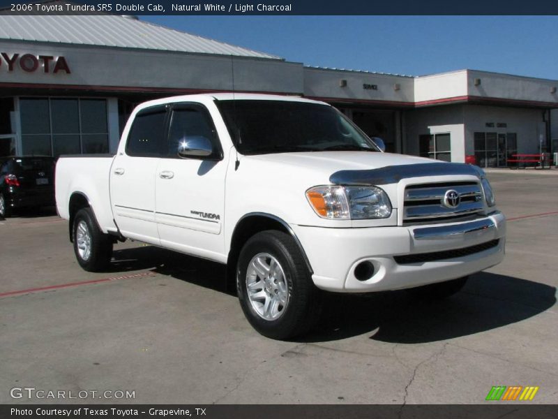 Natural White / Light Charcoal 2006 Toyota Tundra SR5 Double Cab