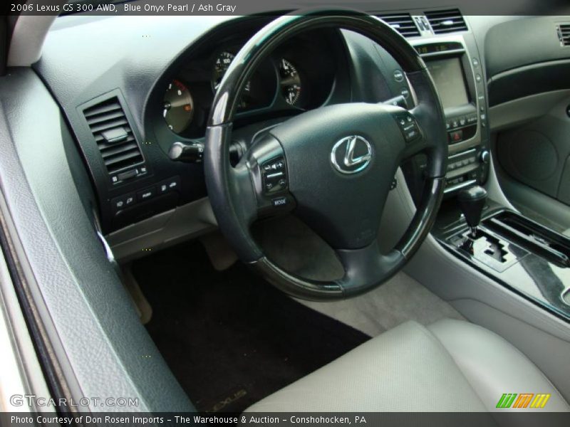 Blue Onyx Pearl / Ash Gray 2006 Lexus GS 300 AWD