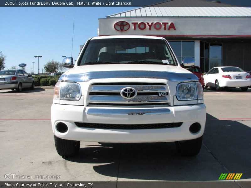 Natural White / Light Charcoal 2006 Toyota Tundra SR5 Double Cab