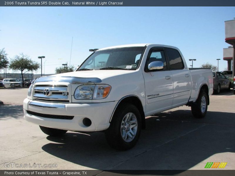 Natural White / Light Charcoal 2006 Toyota Tundra SR5 Double Cab