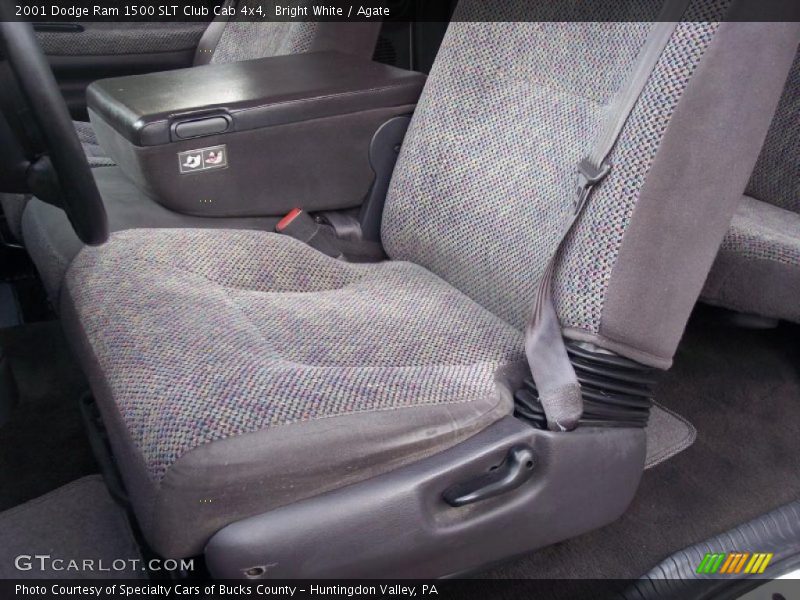 Bright White / Agate 2001 Dodge Ram 1500 SLT Club Cab 4x4