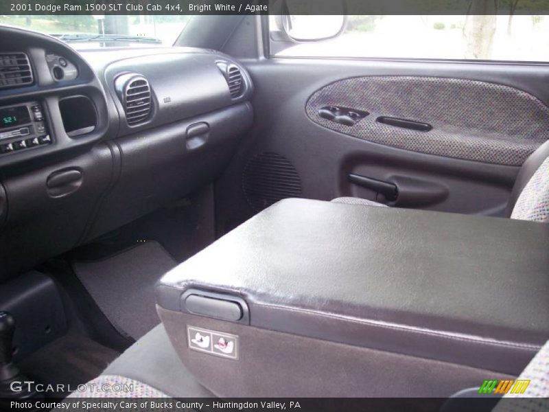 Bright White / Agate 2001 Dodge Ram 1500 SLT Club Cab 4x4