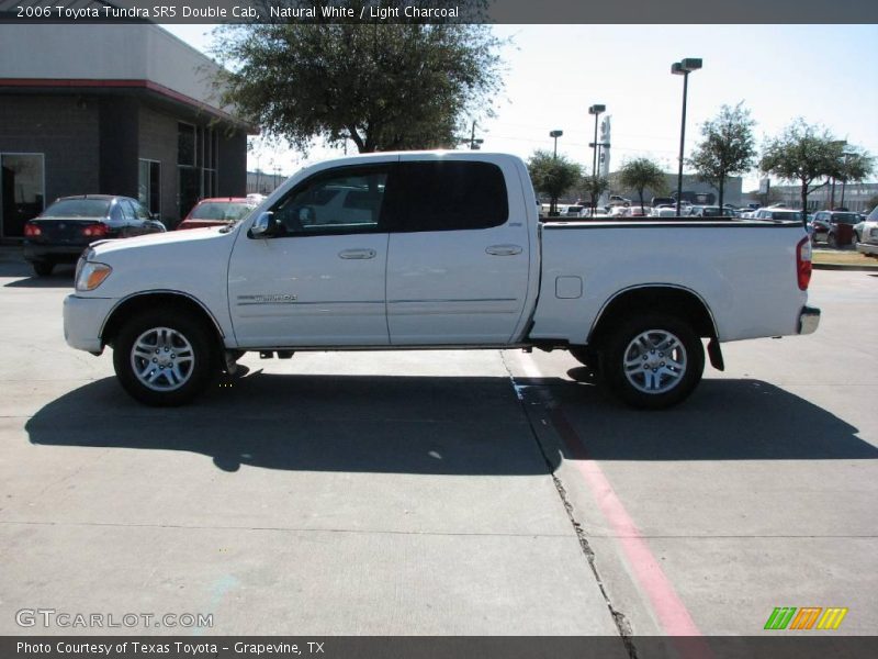 Natural White / Light Charcoal 2006 Toyota Tundra SR5 Double Cab