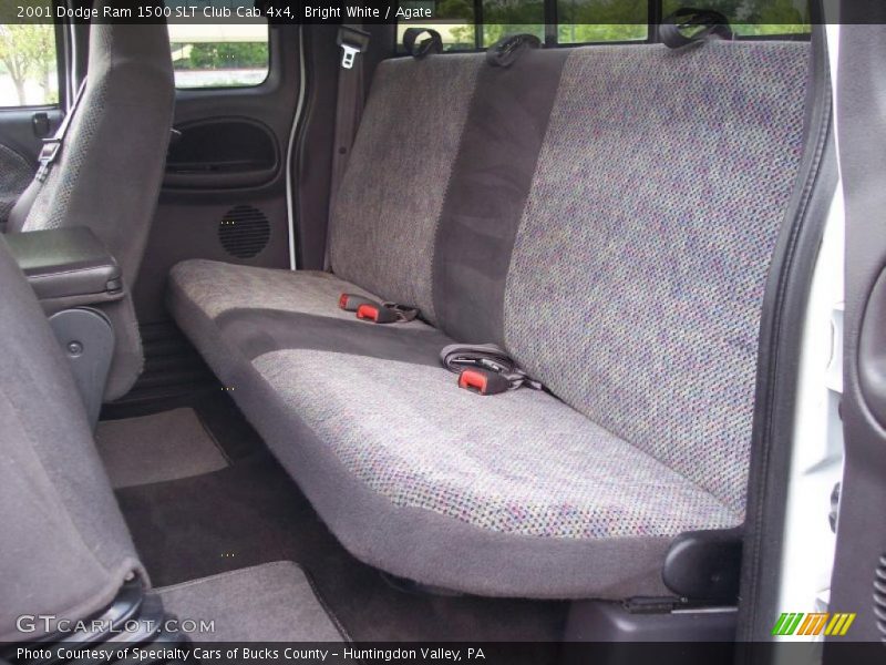 Bright White / Agate 2001 Dodge Ram 1500 SLT Club Cab 4x4
