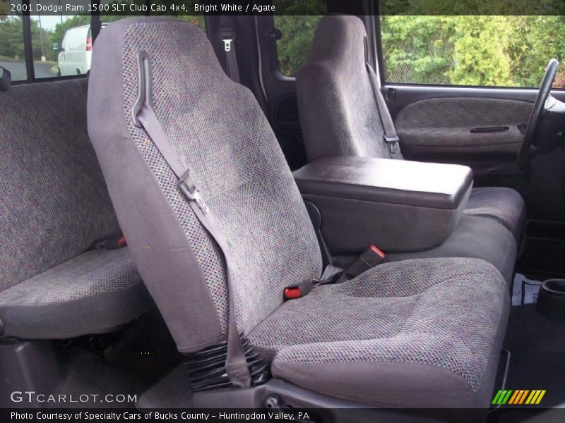 Bright White / Agate 2001 Dodge Ram 1500 SLT Club Cab 4x4