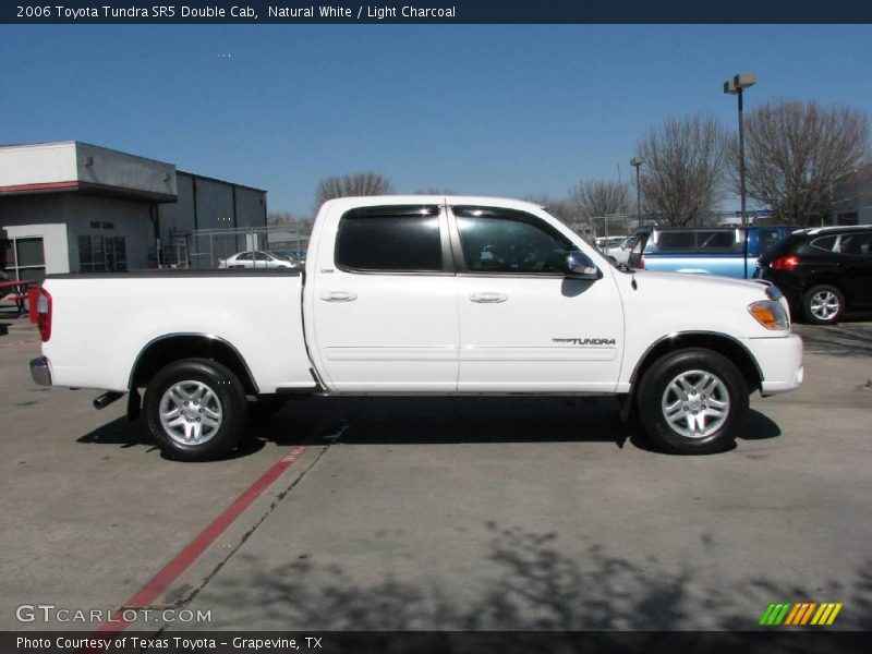 Natural White / Light Charcoal 2006 Toyota Tundra SR5 Double Cab