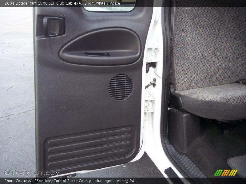 Bright White / Agate 2001 Dodge Ram 1500 SLT Club Cab 4x4