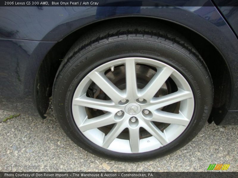 Blue Onyx Pearl / Ash Gray 2006 Lexus GS 300 AWD