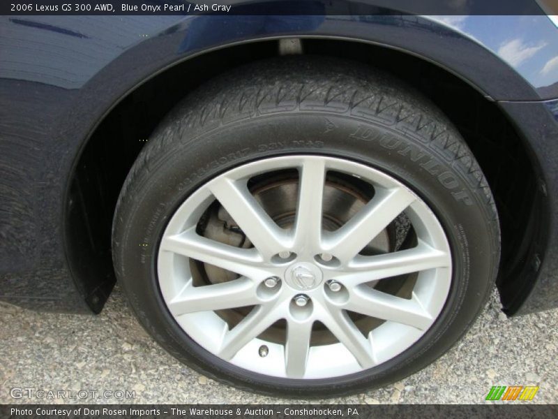 Blue Onyx Pearl / Ash Gray 2006 Lexus GS 300 AWD