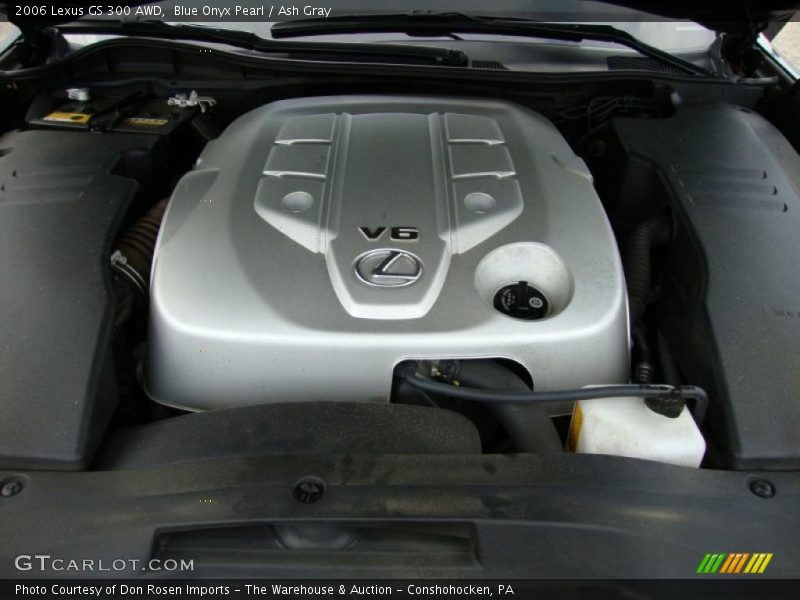 Blue Onyx Pearl / Ash Gray 2006 Lexus GS 300 AWD