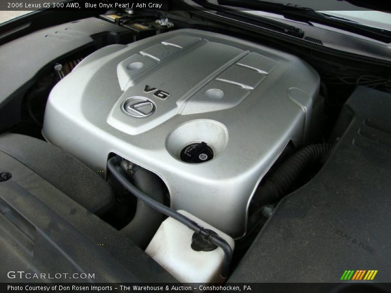 Blue Onyx Pearl / Ash Gray 2006 Lexus GS 300 AWD