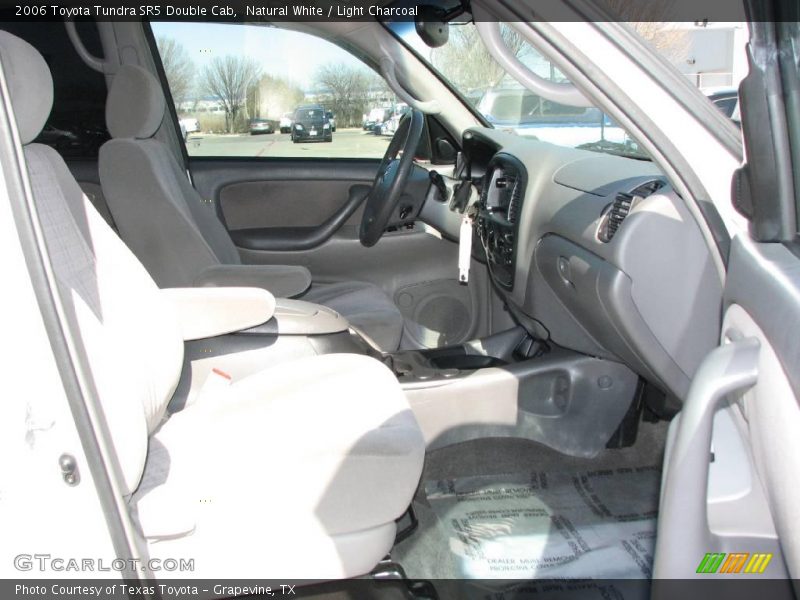 Natural White / Light Charcoal 2006 Toyota Tundra SR5 Double Cab