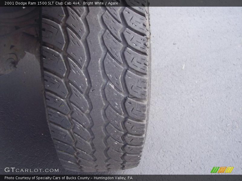 Bright White / Agate 2001 Dodge Ram 1500 SLT Club Cab 4x4