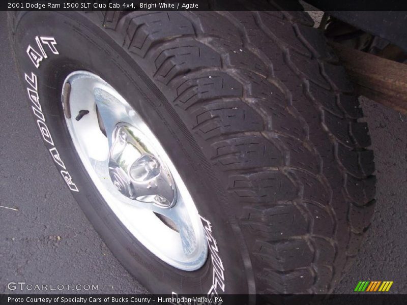 Bright White / Agate 2001 Dodge Ram 1500 SLT Club Cab 4x4