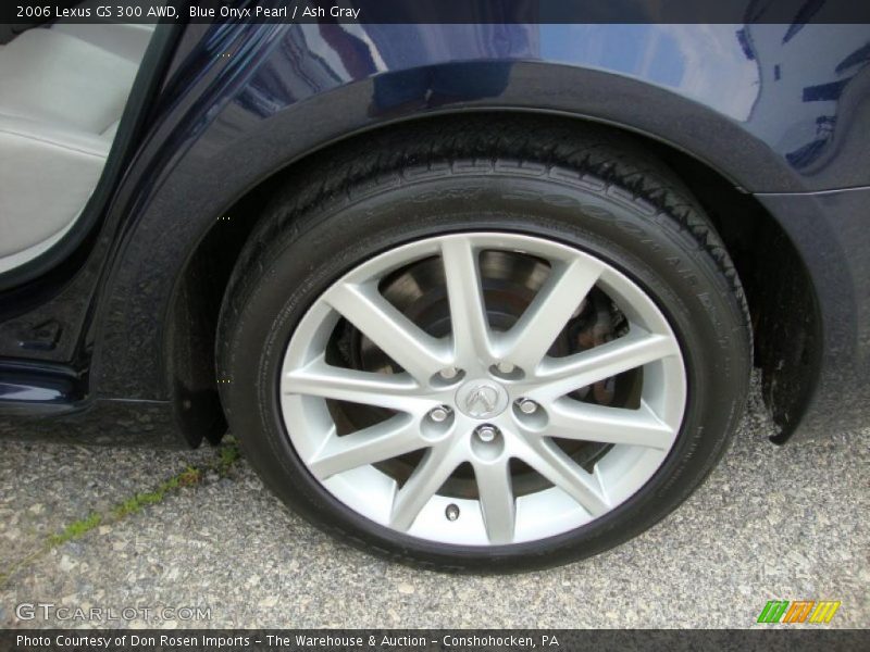 Blue Onyx Pearl / Ash Gray 2006 Lexus GS 300 AWD