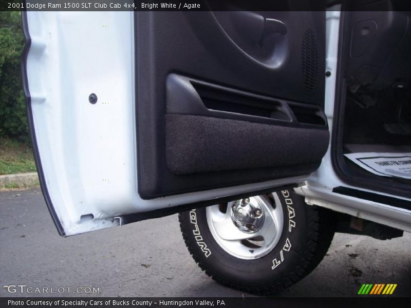 Bright White / Agate 2001 Dodge Ram 1500 SLT Club Cab 4x4