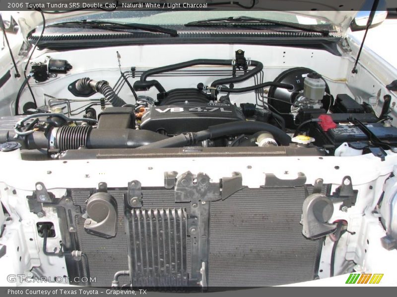 Natural White / Light Charcoal 2006 Toyota Tundra SR5 Double Cab