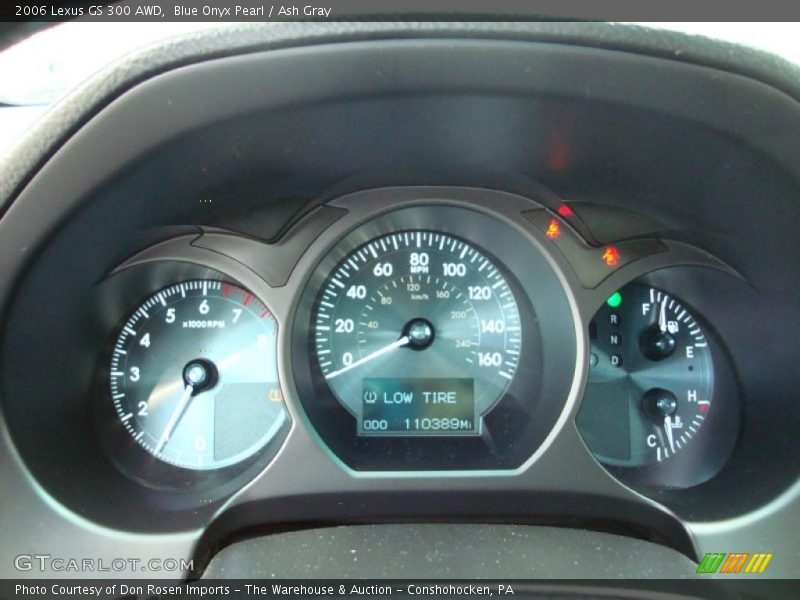 Blue Onyx Pearl / Ash Gray 2006 Lexus GS 300 AWD