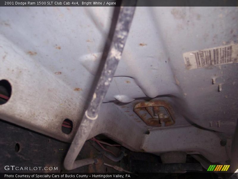 Bright White / Agate 2001 Dodge Ram 1500 SLT Club Cab 4x4