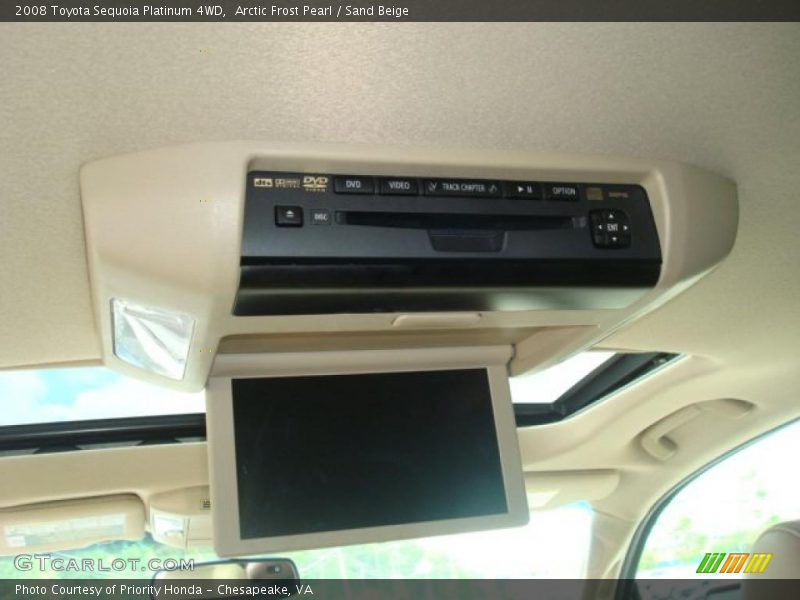 Arctic Frost Pearl / Sand Beige 2008 Toyota Sequoia Platinum 4WD
