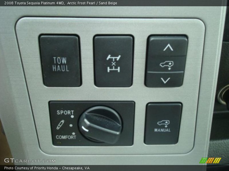 Arctic Frost Pearl / Sand Beige 2008 Toyota Sequoia Platinum 4WD