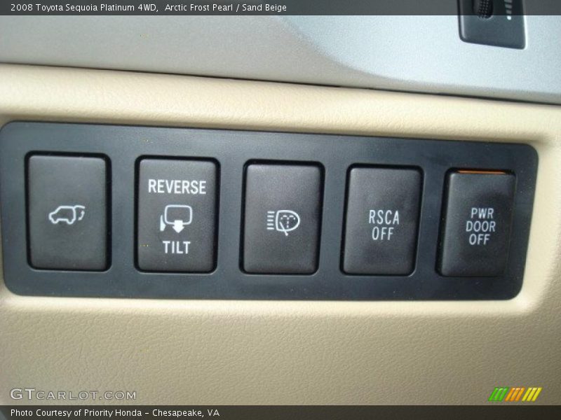 Arctic Frost Pearl / Sand Beige 2008 Toyota Sequoia Platinum 4WD