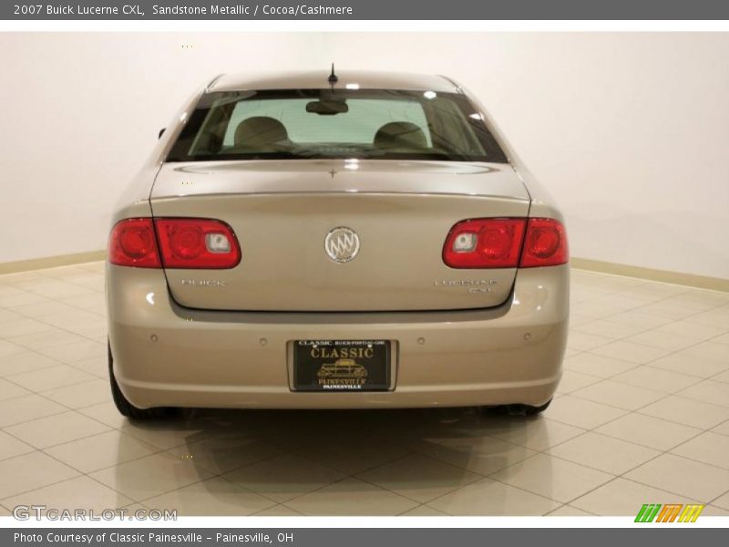 Sandstone Metallic / Cocoa/Cashmere 2007 Buick Lucerne CXL