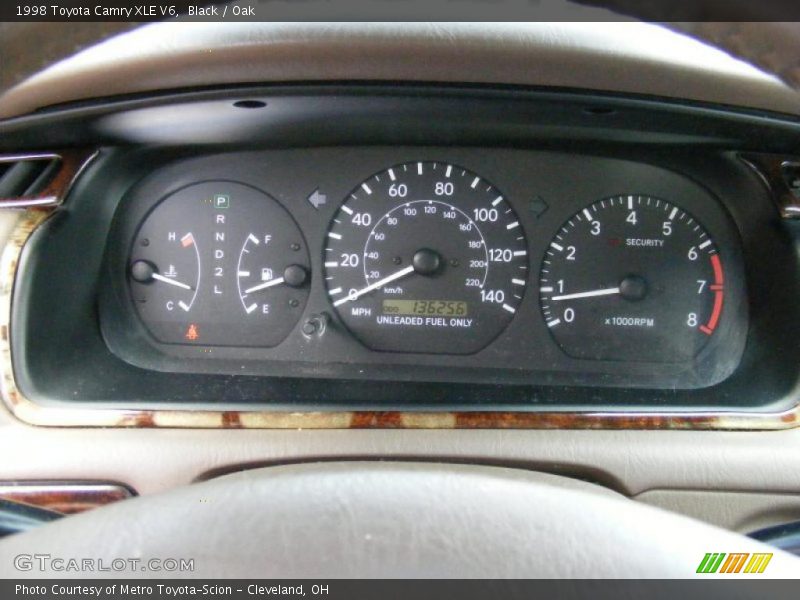 Black / Oak 1998 Toyota Camry XLE V6