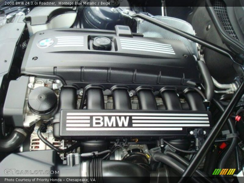 Montego Blue Metallic / Beige 2008 BMW Z4 3.0i Roadster