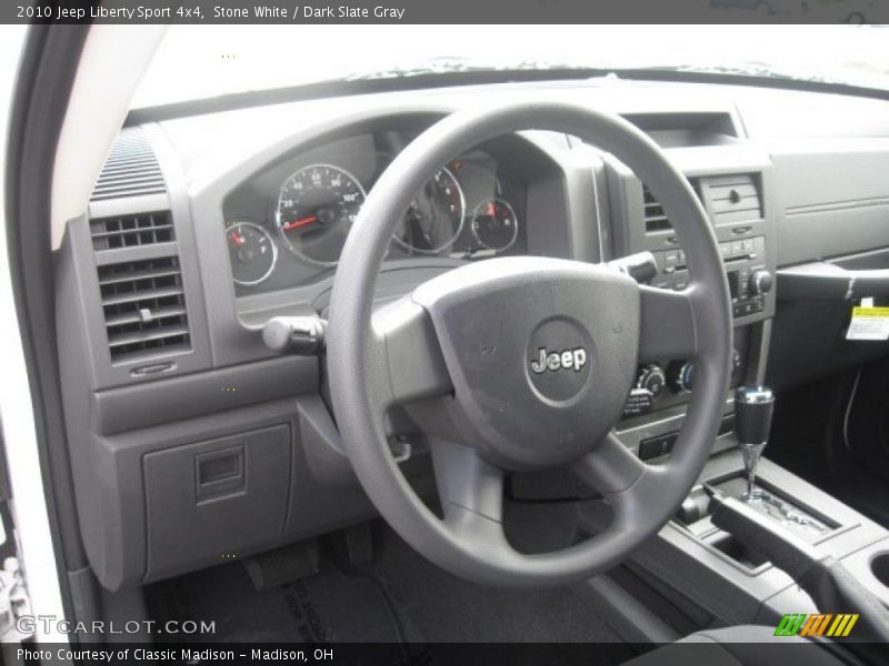 Stone White / Dark Slate Gray 2010 Jeep Liberty Sport 4x4