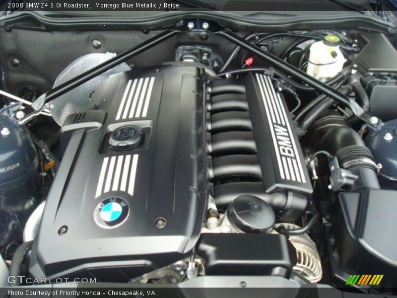 Montego Blue Metallic / Beige 2008 BMW Z4 3.0i Roadster