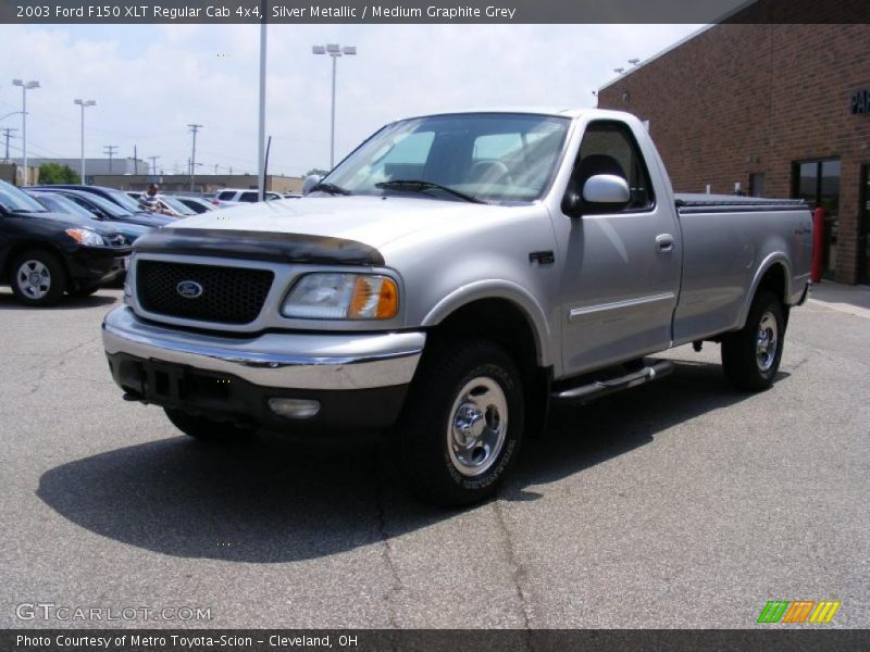 Silver Metallic / Medium Graphite Grey 2003 Ford F150 XLT Regular Cab 4x4