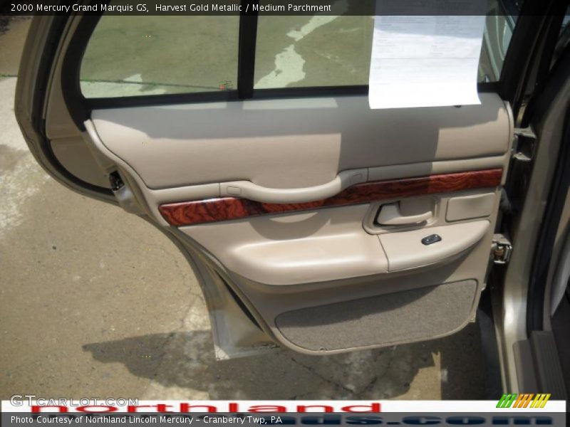 Harvest Gold Metallic / Medium Parchment 2000 Mercury Grand Marquis GS