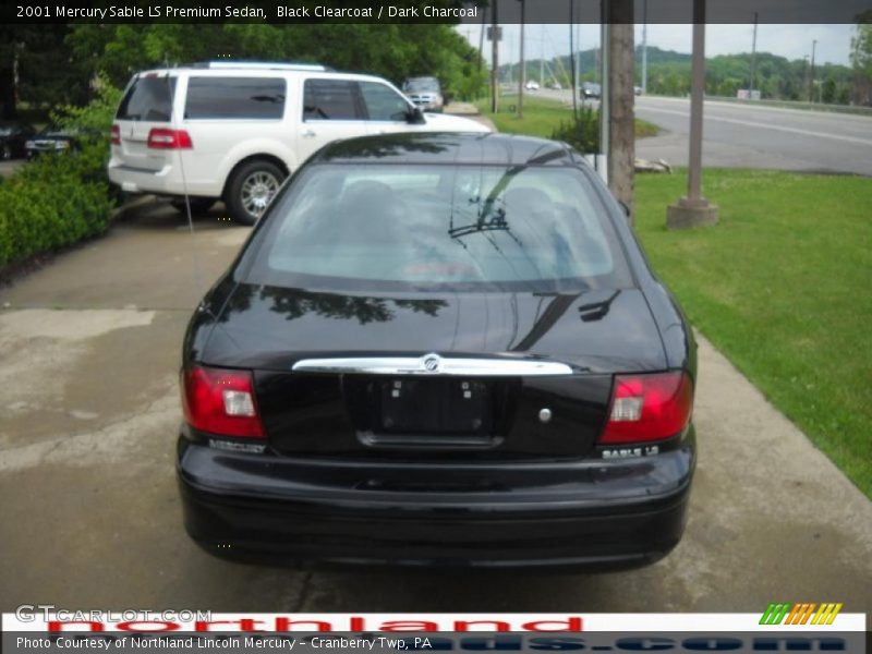 Black Clearcoat / Dark Charcoal 2001 Mercury Sable LS Premium Sedan