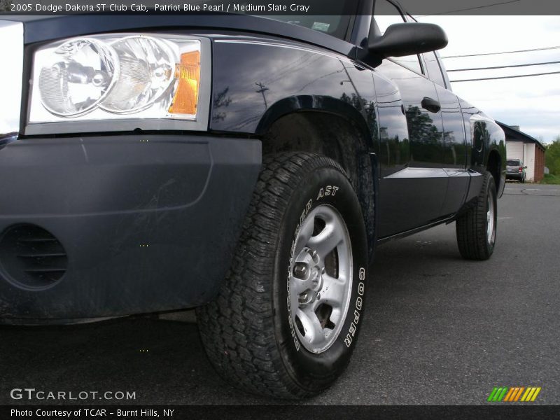 Patriot Blue Pearl / Medium Slate Gray 2005 Dodge Dakota ST Club Cab
