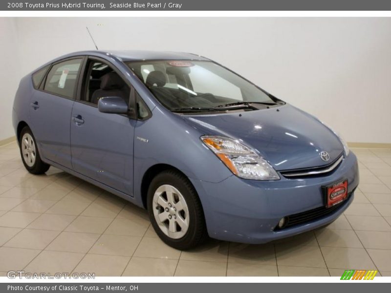 Seaside Blue Pearl / Gray 2008 Toyota Prius Hybrid Touring