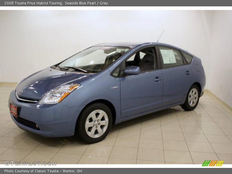 Seaside Blue Pearl / Gray 2008 Toyota Prius Hybrid Touring